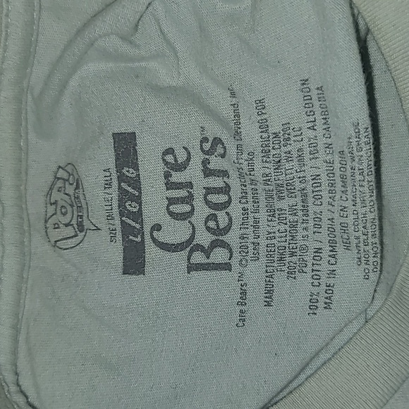 Women's Blue Care Bears Short Sleeve T-Shirt - Picture 4 of 4